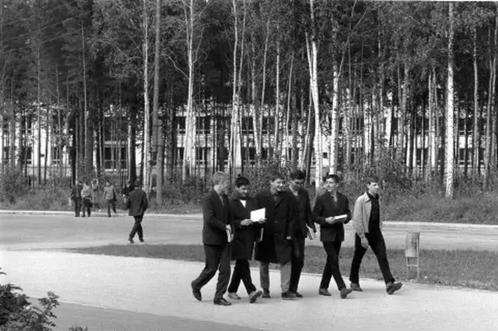 Студенты Академгородка, 1967 год. Фото